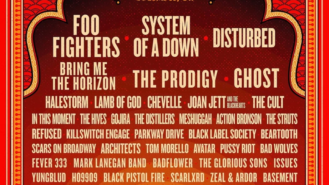 Sonic Temple 2019 lineup (System of a Down, Foo Fighters, Ghost