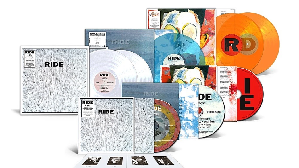 Ride detail vinyl reissues of 'Nowhere,' 'Going Blank Again' and