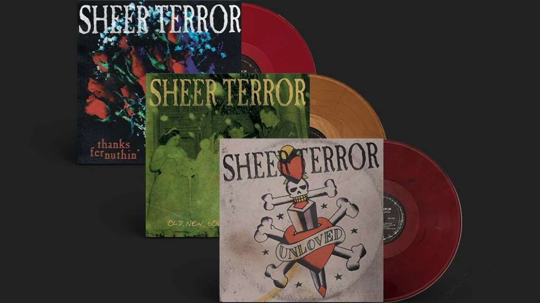 Sheer Terror / Love Songs For〜 NYHC レコード Sheer Terror reissue 3 albums (exclusive vinyl)