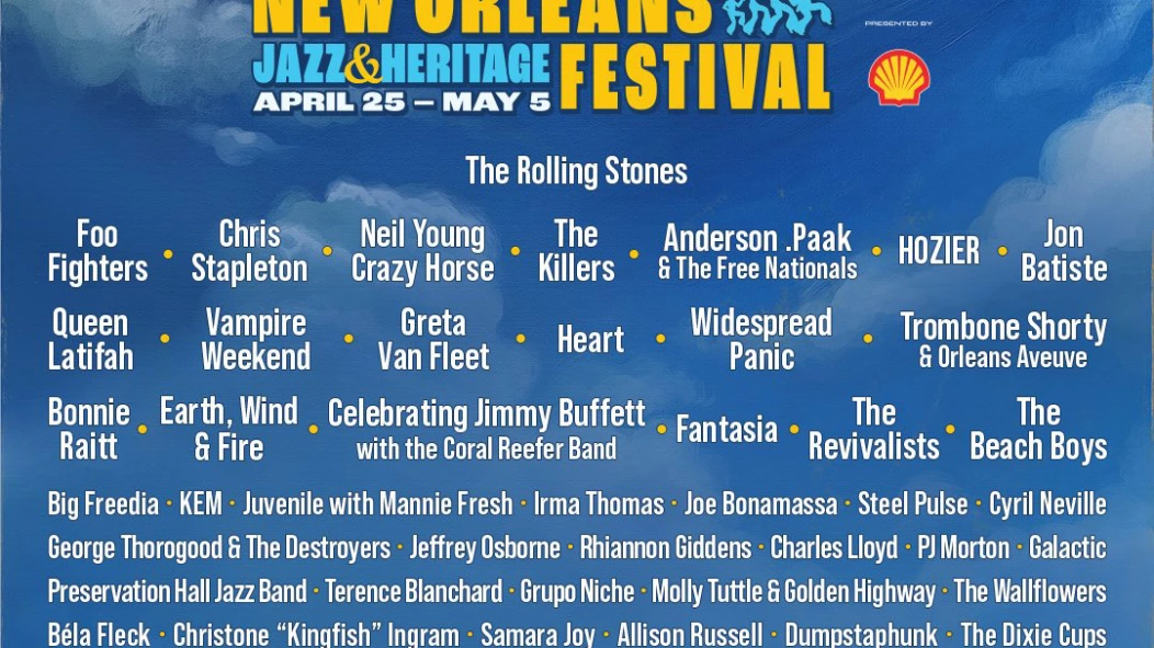 NOLA JazzFest 2024 lineup: Rolling Stones, Neil Young, Chris Stapleton,  Vampire Weekend, Heart, Big Freedia & many more