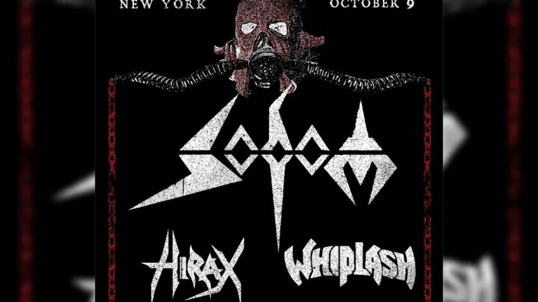 Sodom playing first NYC show in 18 years with Whiplash & Hirax