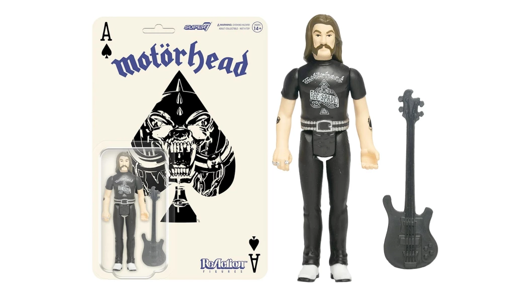 New Motörhead 'Ace of Spades' action figure of Lemmy Kilmister