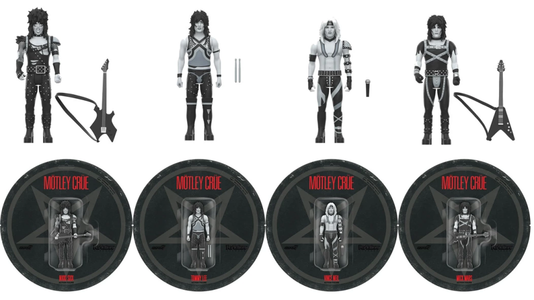 New Mötley Crüe black & white 'Shout at the Devil' action figures