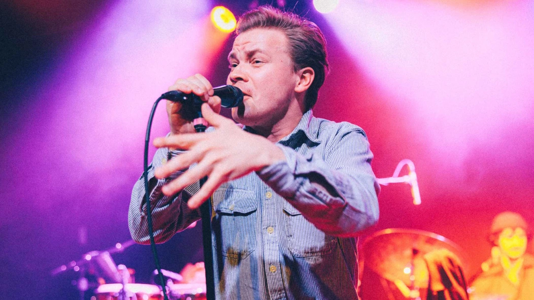 black midi's Geordie Greep wrapped up his winter tour in Brooklyn