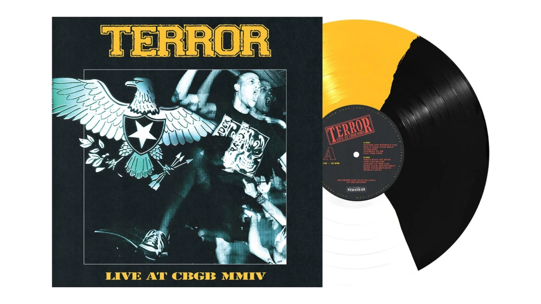 New exclusive vinyl: Terror's 'Live at CBGB 2004' on black, white