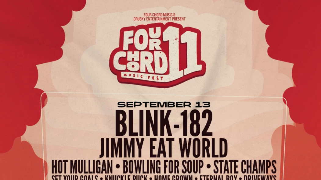 Four Chord Fest 2025 lineup: blink-182, AFI, Jawbreaker, Jimmy Eat