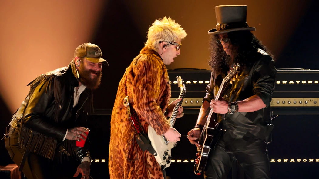 Watch Post Malone, Slash, Duff McKagan, Chad Smith & Andrew Watt cover  Black Sabbath at the Grammys