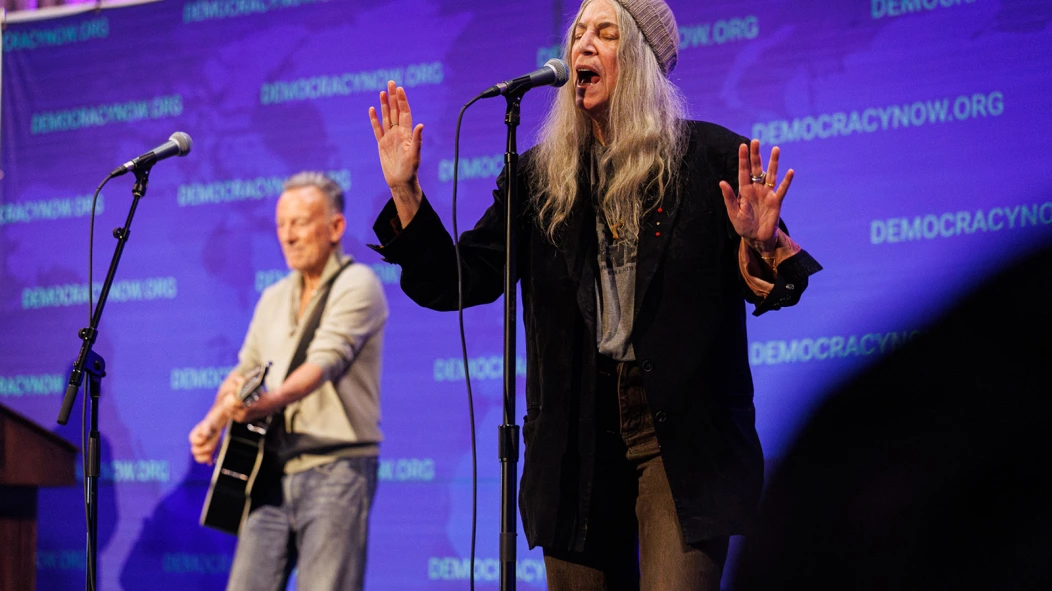 Bruce Springsteen, Patti Smith, Michael Stipe & more played Democracy Now's 30th anniversary (pics, video)