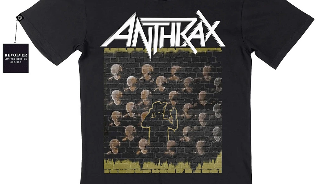 Limited Anthrax 'Among the Living' shirt by Charlie Benante