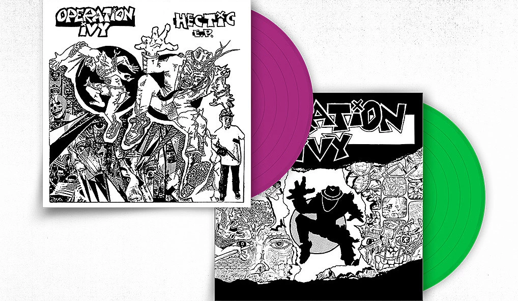 New exclusive vinyl variants of Operation Ivy's 'Energy' & 'Hectic