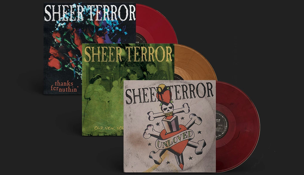 Sheer Terror reissue 3 albums (exclusive vinyl)