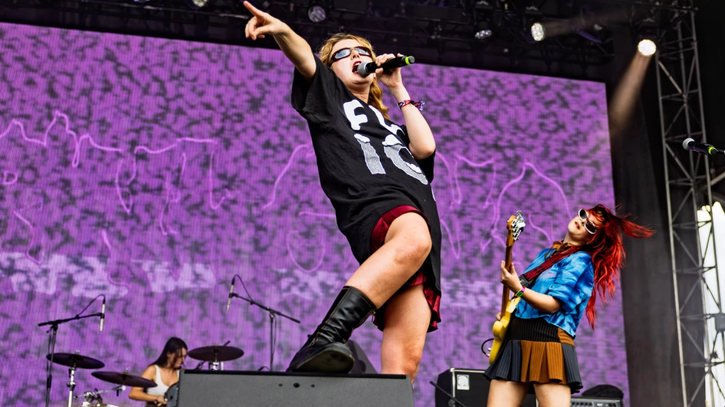 Lambrini Girls at Riot Fest 2025