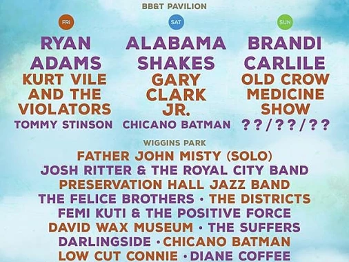 XPoNential Music Fest 2016 lineup (Ryan Adams, Kurt Vile, Alabama