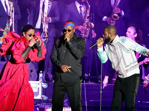 Fugees played their first show in 15 years at NYC's Pier 17 (pics
