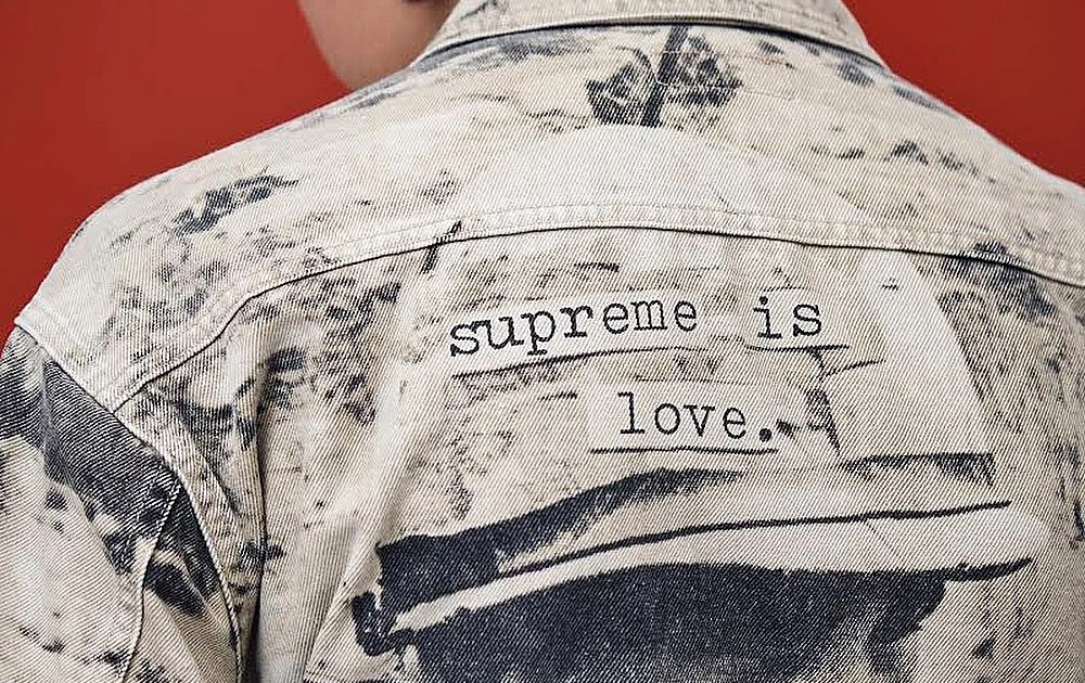 Supreme making jacket inspired by The Smiths' 'Meat is Murder' artwork