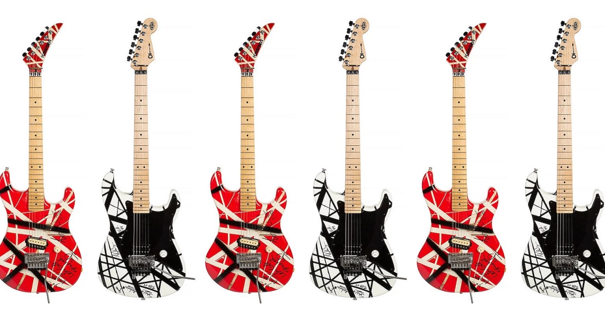 van halen cigarette guitar two Eddie Van Halen guitars going up for auction