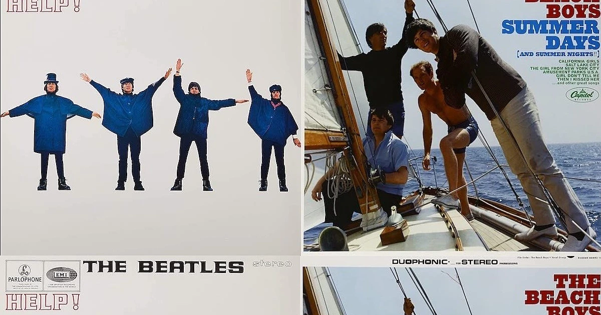 With 'Help!' and 'Summer Days,' The Beatles & The Beach Boys were