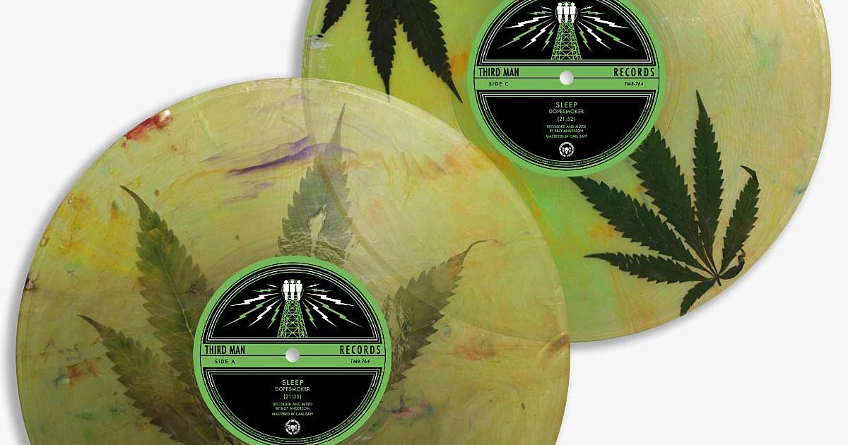 Sleep pressing real weed into 'Dopesmoker' vinyl reissue