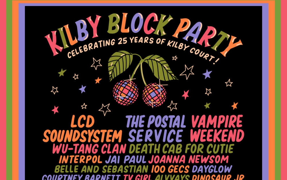 Kilby Rappers Kilby Block Party 2024 lineup (LCD Soundsystem, Postal Service, Vampire ...