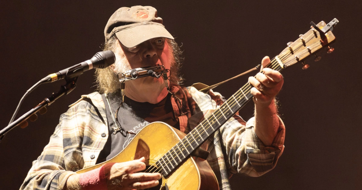 Neil Young putting "worst president" Donald Trump on blast on new Chrome Hearts album