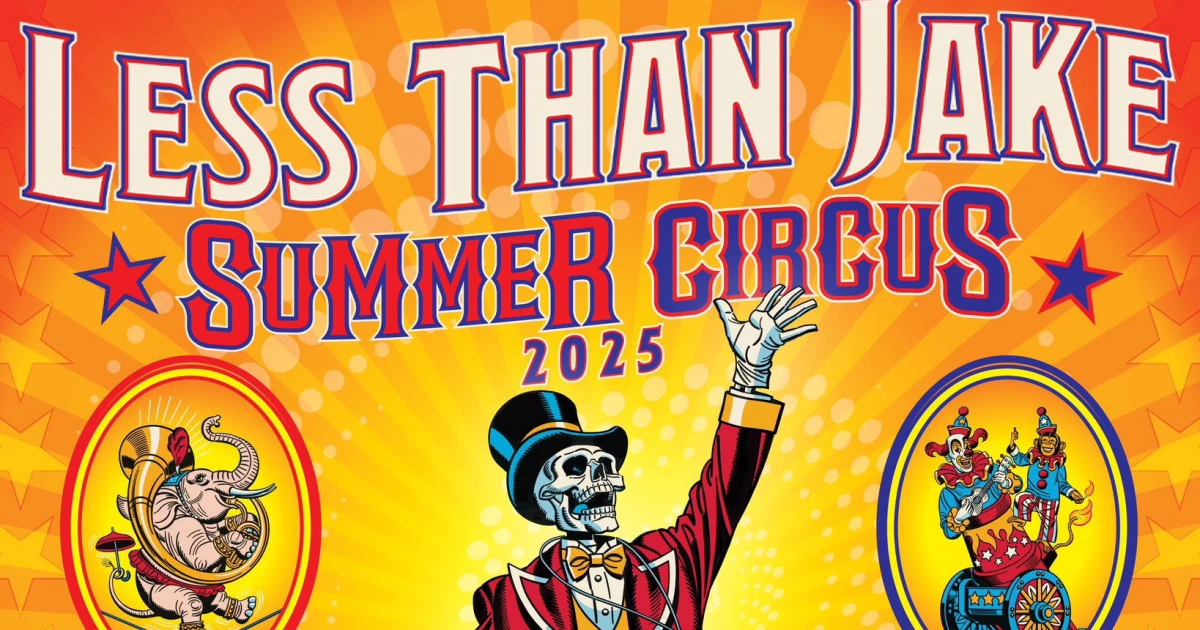 Less Than Jake tap Fishbone, Suicide Machines, Catbite &amp; Bite Me