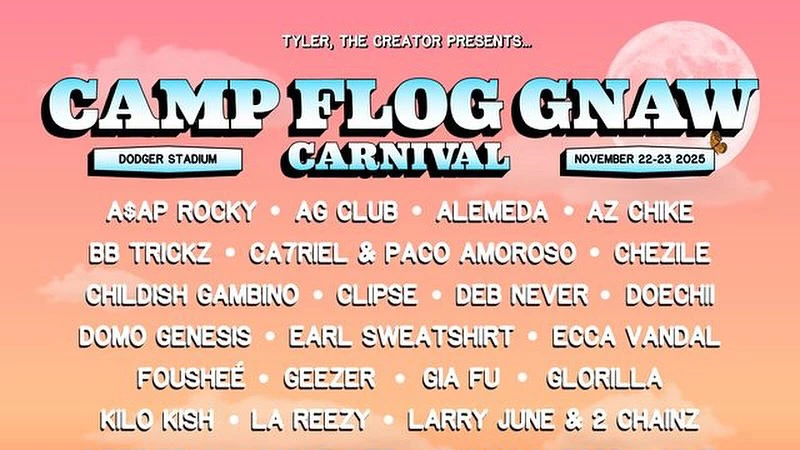 Camp Flog Gnaw 2025 postponed to next weekend due to weather, Clairo & others no longer performing