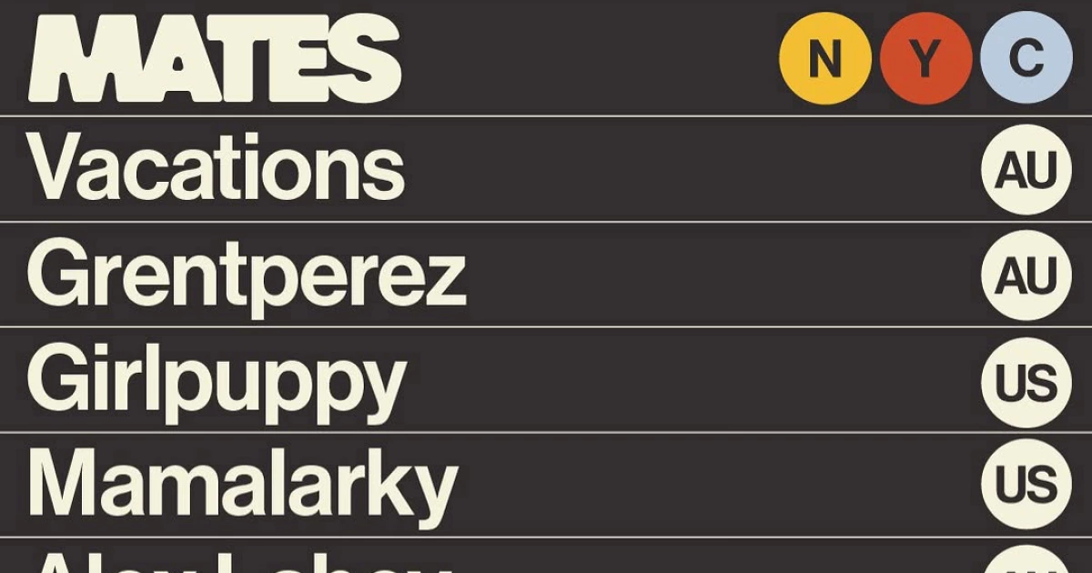 Vacation's MATES Festival w/ Horse Jumper of Love, Girlpuppy, more on BV Presale (password here)