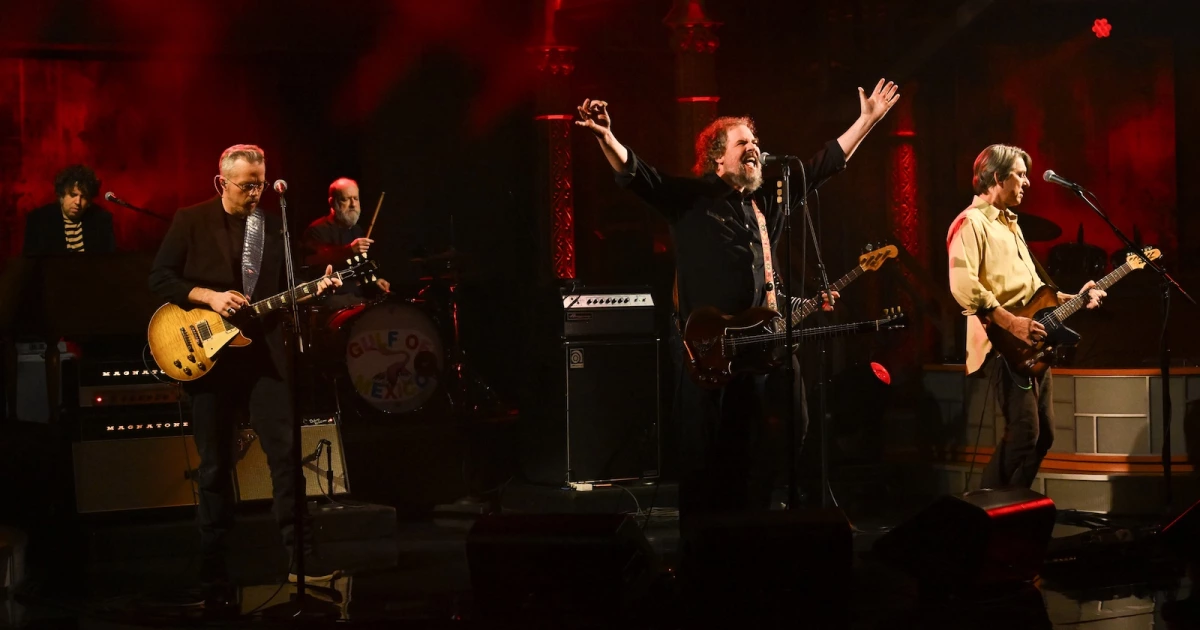 Watch Jason Isbell & Drive-By Truckers reunite for "Hell No, I Ain't Happy" on 'Colbert'