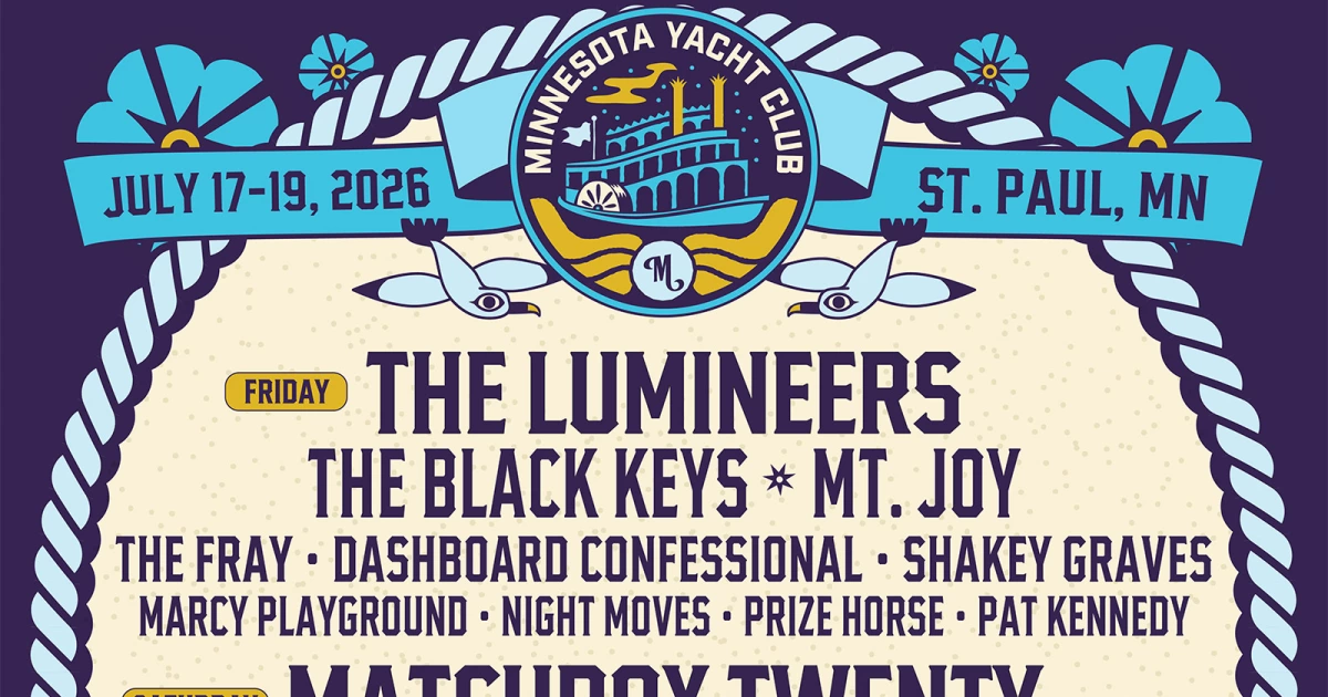 Minnesota Yacht Club 2026 lineup (The Strokes, Geese, Lucy Dacus, Lord Huron, The Black Keys, more)