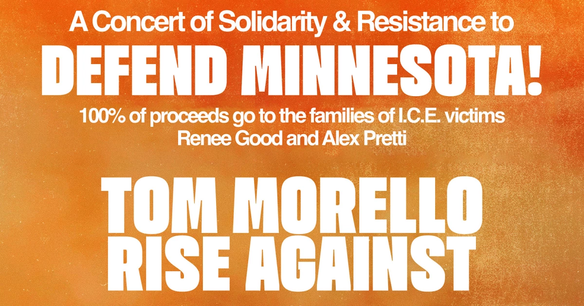 Tom Morello, Rise Against & more playing Minnesota benefit concert