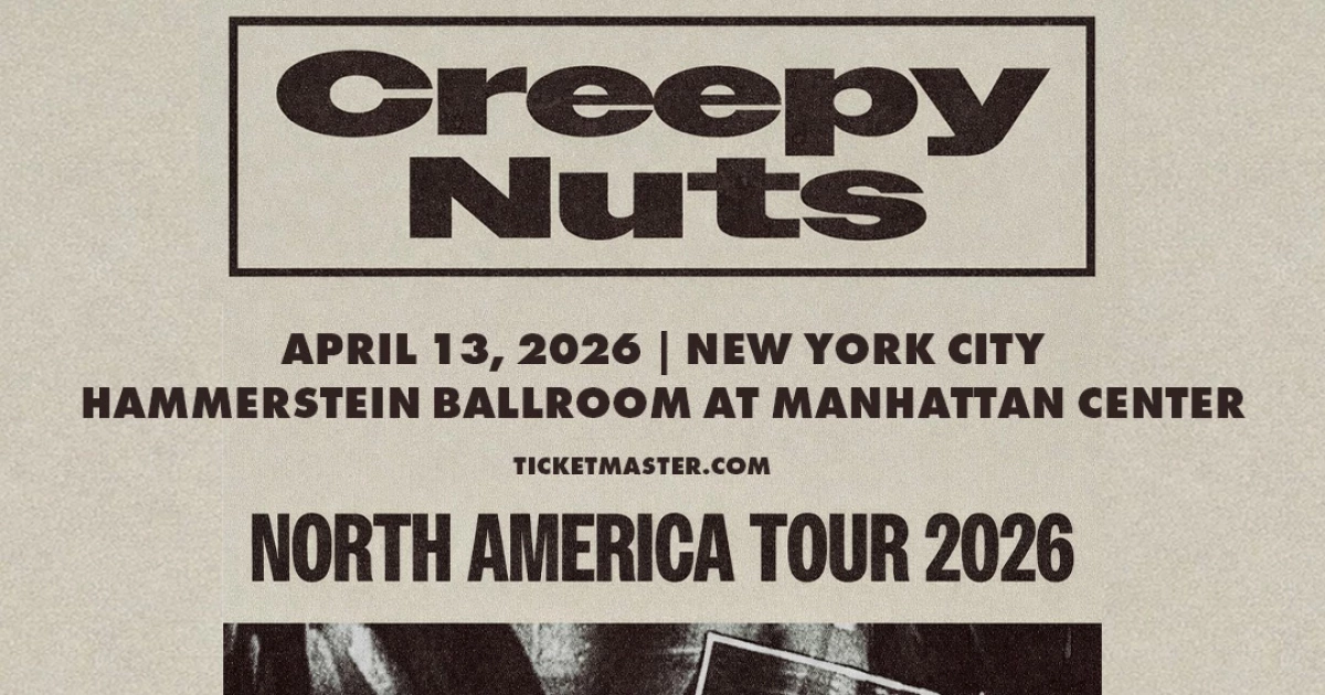 Creepy Nuts @ Hammerstein Ballroom on BrooklynVegan Presale (password here)