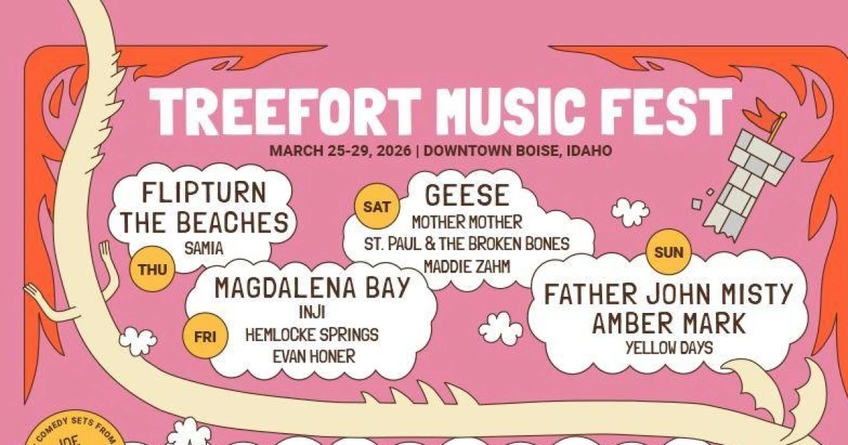 Treefort Music Fest 2026 lineup: Father John Misty, Geese, Built to Spill, Magdalena Bay, more