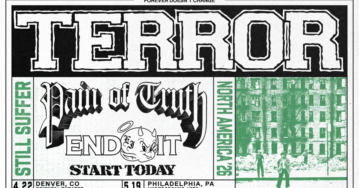 Terror announce tour with Pain of Truth, End It & Start Today