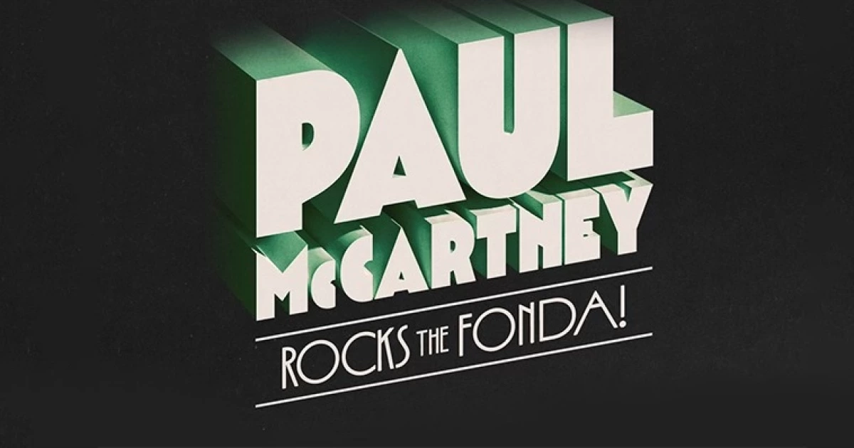Paul McCartney playing 2 intimate LA shows at Fonda Theatre this month