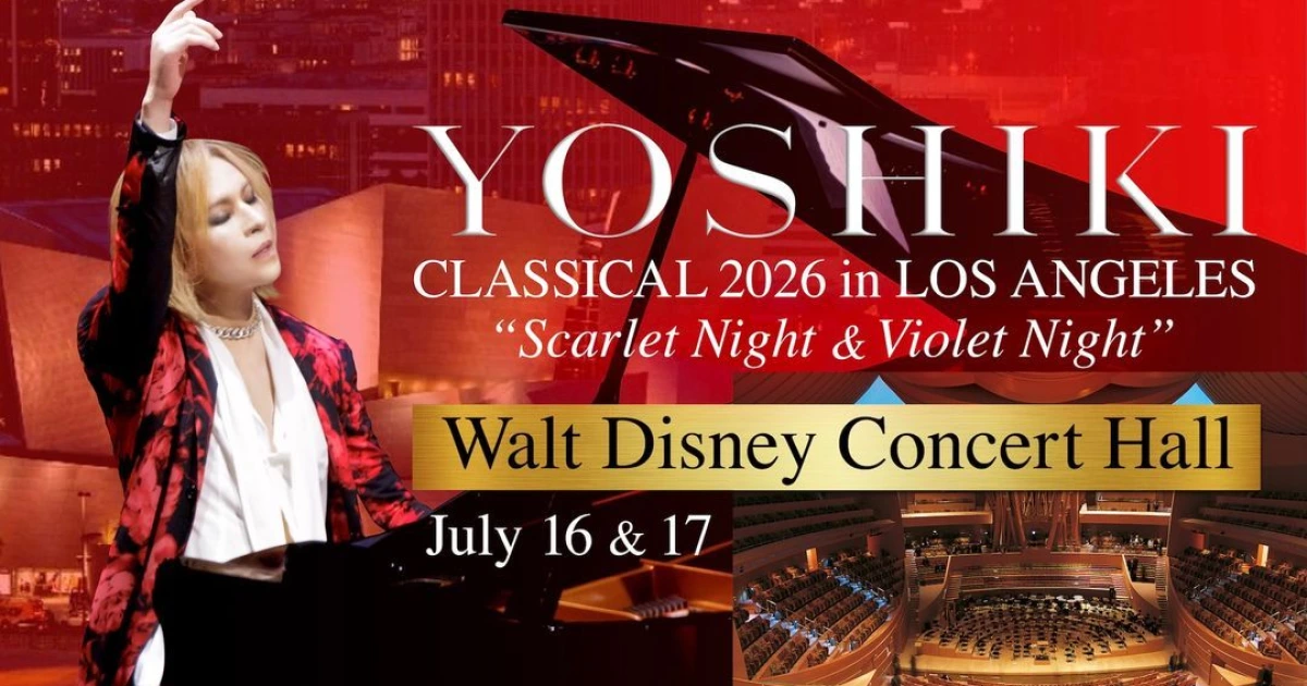 Classical 2026: X Japan's Yoshiki playing 2 big shows in Los Angeles