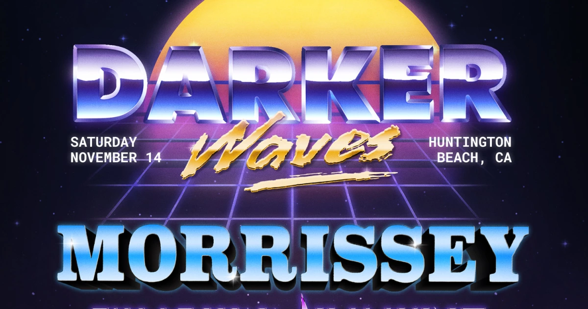 Darker Waves 2026 lineup (Smashing Pumpkins, Morrissey, Bad Religion, The Damned, Circle Jerks, more)