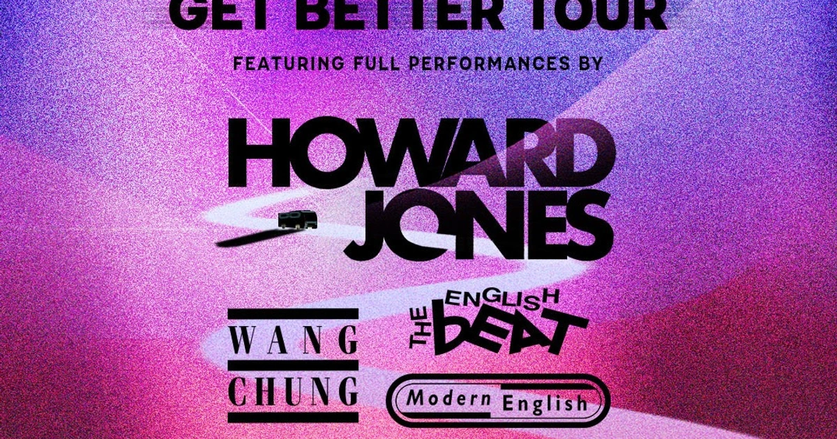 Howard Jones, Wang Chung, The English Beat, and Modern English touring together this summer