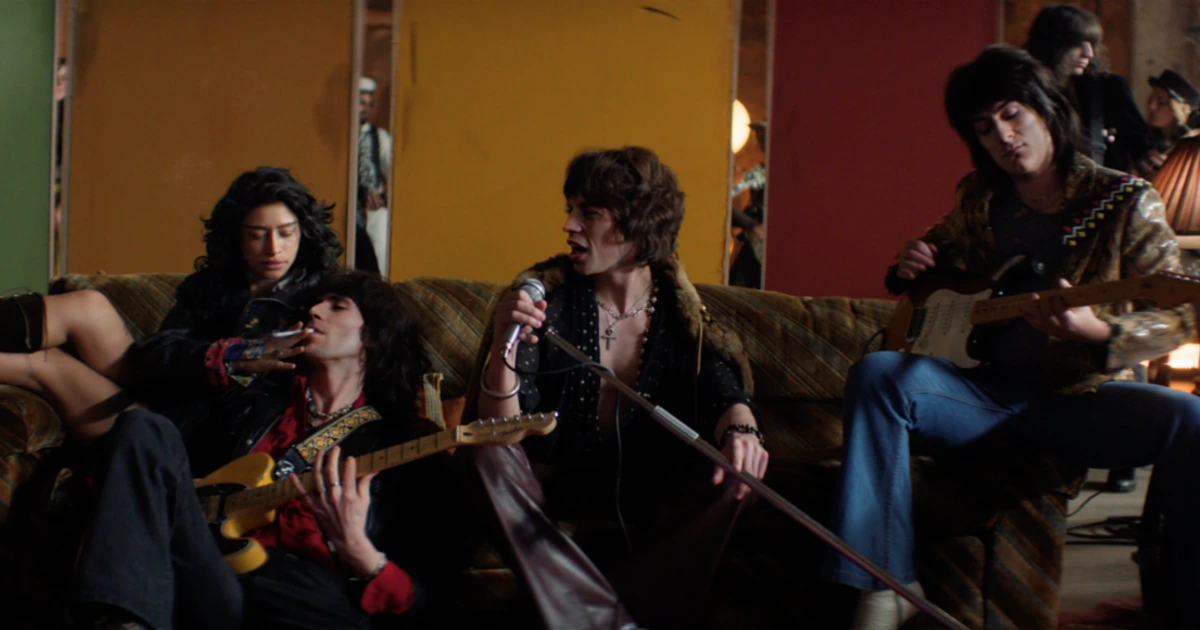 Rolling Stones go back in time with Odessa A'zion in 
