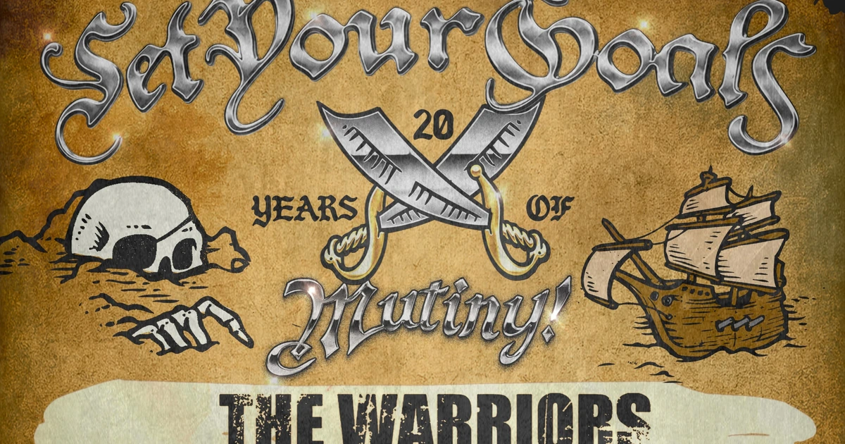 Set Your Goals book 'Mutiny!' 20th anniversary tour with The Warriors, I Am The Avalanche, more