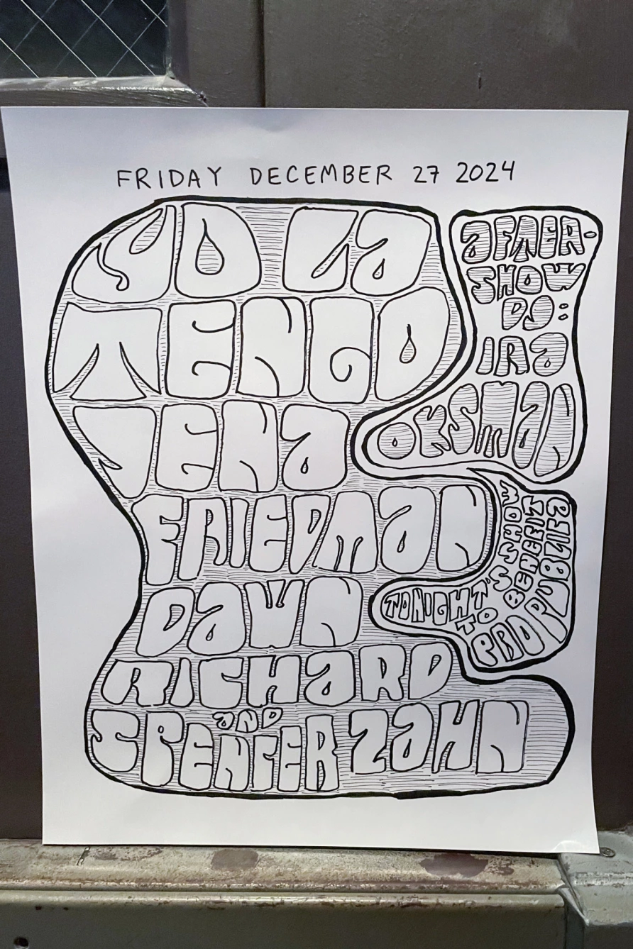 Yo La Tengo at Bowery Ballroom - Hanukkah 2024 night 3