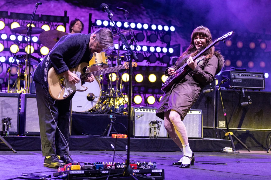 Rilo Kiley played Red Rocks with Death Cab's Ben Gibbard, who