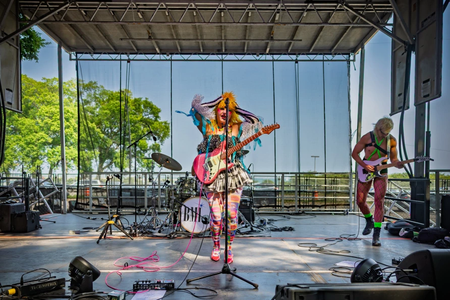Caroline Kingsbury at Lollapalooza 2025