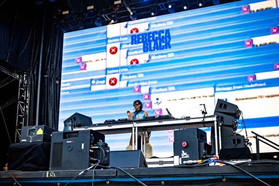 Rebecca Black at Lollapalooza 2025