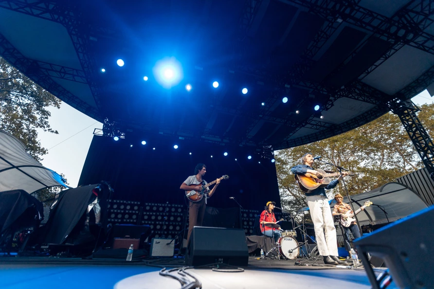Dean Johnson at SummerStage in Central Park