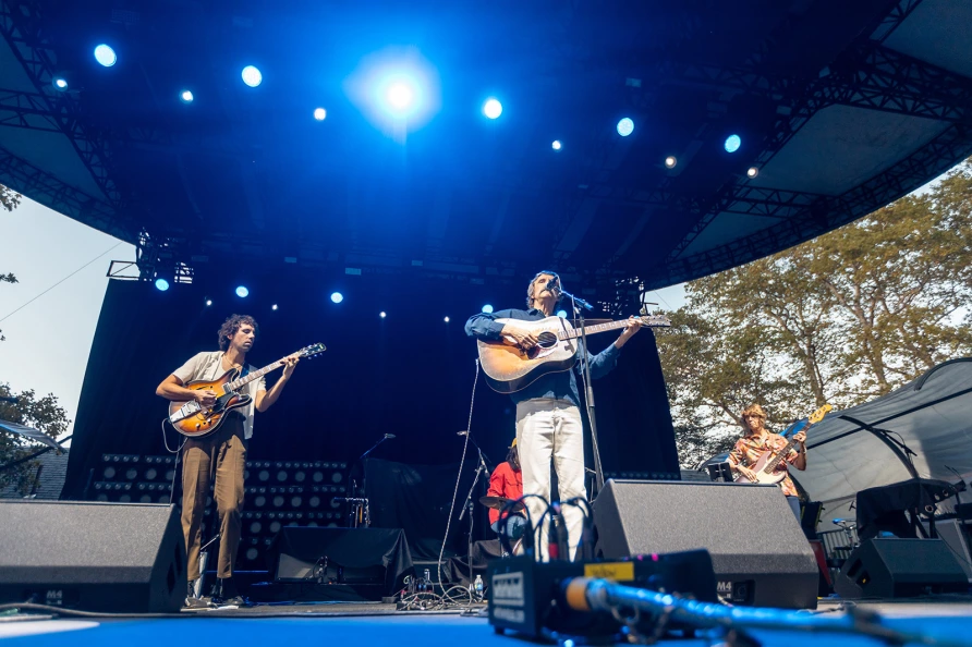 Dean Johnson at SummerStage in Central Park
