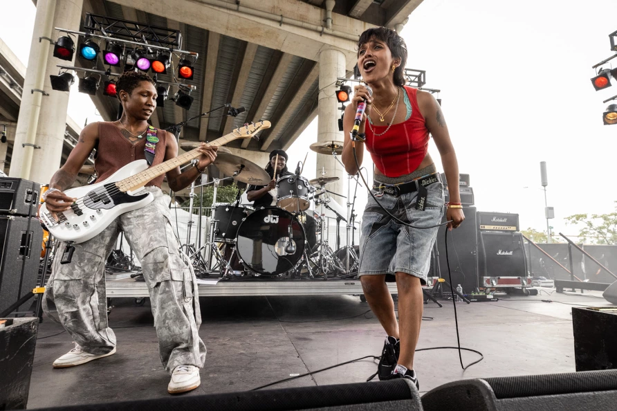 Pinkshift at CBGB Fest at Under the K Bridge