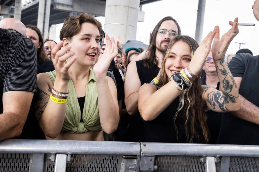 Lambrini Girls at CBGB Fest at Under the K Bridge