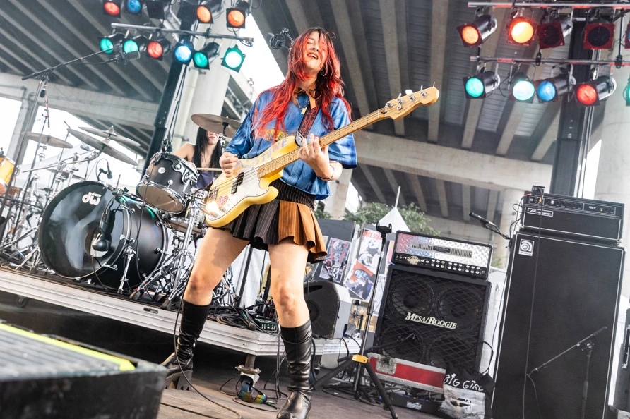 Lambrini Girls at CBGB Fest at Under the K Bridge