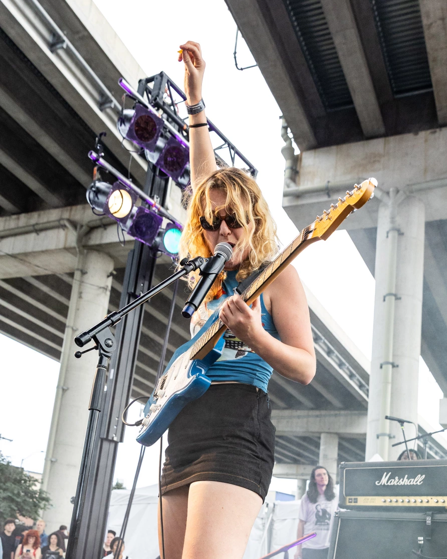 Lambrini Girls at CBGB Fest at Under the K Bridge