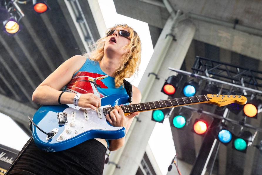 Lambrini Girls at CBGB Fest at Under the K Bridge